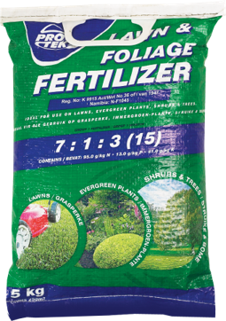 A chemical granular fertiliser. N:P:K (%) 7:1:3 (15).