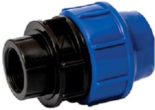 PP Compression fittings are widely used in water supply and irrigation. Fast & Reliable connection: Split ring opening has been optimized to make pipe insertion even easier. Turning of pipes can be prevented by inner threaded during installation. Specification: Pipe and fittings shall be manufactured from virgid PP (Polypropylene) compounds. Compression fittings are an excellent alternative to sweating two pipes together. Fields of Application: Piping networks for water supply of public works. Piping networks for water treatment systems. Working pressure: At 20°C - PN16 (Threaded fittings: PN91).