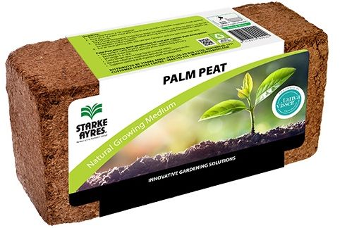 Palm Peat is a uniform, consistent, high quality horticultural growing medium, which ensures good germination of seed, and vigorous root, plant and flower development. Palm Peat, also known a coir or coconut husk, is a potting medium that provides an alternative to potting soil featuring high water retention, suitable aeration and antifungal benefits. Palm Peat ensures good germination of seed and vigorous root, plant and flower development. High water holding - Reduced watering frequency. High Porosity - Rapid water uptake and drainage.