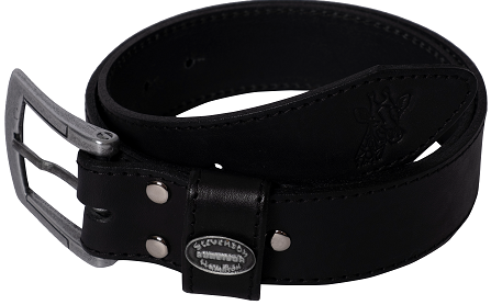 100% leather belts (not bonded) with Solid casted buckle