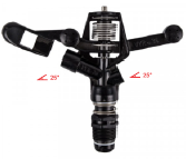 Vyrsa36 plastic 20mm sprinkler + 6nozzles and plug.