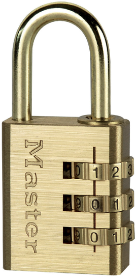 Combination padlock offering resettable combinations for that keyless freedom.