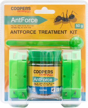 Granular bait for the control of ants including brown house ant and black sugar ant, cockroaches, fish moths and crickets - Indoors and outdoor around domestic premises and buildings on lawns, turfgrass and other such as parks and golf courses. 100g Outdoor shaker for use outside around domestic premises on lawns turf gras in parks and golf courses.