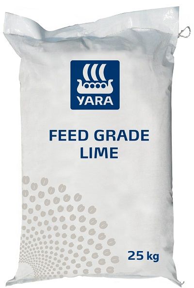 Calcium supplement for cattle, sheep, goats, pigs & poultry. Feed Lime is a white to light grey granular product, made from calcitic lime. The fine granules ensure even distribution of the lime through a mixture. Lime increases the calcium content of feeds or licks. Buffering capacities to help prevent rumen acidosis in ruminants.