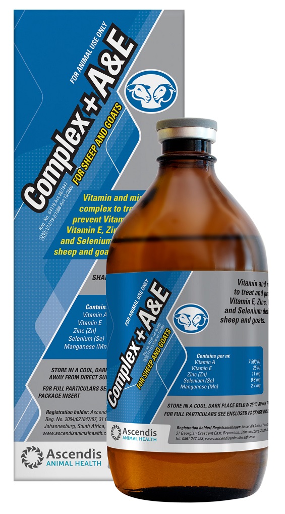 An ideal balanced combination of minerals and vitamins for the treatment and prevention of vitamin A, vitamin E, Zinc, Manganese and Selenium deficiencies in sheep and goats.