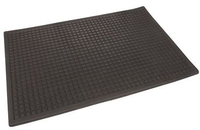 Rubber Mat Black 50 x 35cm.