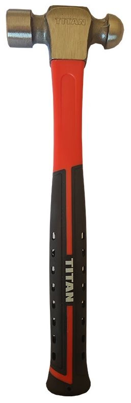 High quality drop forged heat treated ball pein hammer for the workshop, no more loose heads with this hammer. Comes with impact absorbing handle.