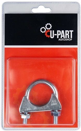 Electro galvanised exhaust clamp. Available in 38mm to 64mm pipe diameter. Also available unpacked.