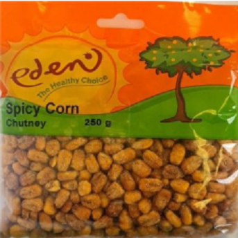 Chutney flavoured corn bites. Maize, vegetable oil, sunflower seed with antioxidant TBHQ, Maize flour, acidifiers (E330, E262), sugar, salt, vegetable powder, non-nutritive sweeteners (E952), Herbs & spices, hydrolysed vegetable protein (soya).