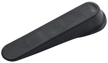 Door Wedge Rubber Black 2 Pack.