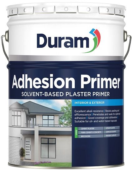 Solvent-based plaster primer, for new cement plaster, fibre-cement, concrete, cement brickwork and clay brickwork interior and exterior surfaces. Excellent alkali resistance, resists peeling and efflorescence, penetrates and seals for optimum adhesion. Suitable for oil and water based topcoats. Primes a multitude of substrates, tolerates high PH common in new cement, allows the surface to breathe and expel moisture, masks minor surface imperfections and promoted a uniform top coat finish, quick drying time.
