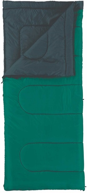 Shell: Polyester. Lining: Polyester. Insulation: Polyester, single layer, 1 x 180 g/m. Filling weight: 580g. Size: 190 x 84cm. Pack size: 19 x 42 cm. Weight: 1.25 kg. Temperature range: Extreme: -10°C, Limit: +4°C, Comfort: +8°C.