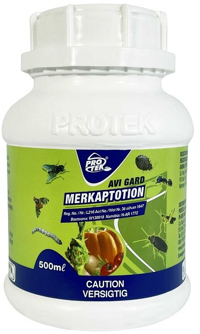 An emulsifiable concentrate contact and stomach insecticide. Controls a broad spectrum of insects. Short withholding period on vegetables and fruits.