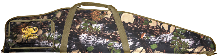 Generous dimensions. Ideal for larger rifles. Full Zipper. Black Berber wool lining. Side pocket. Reinforced nose. Scoped rifle bags 48"