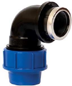 PP Compression fittings are widely used in water supply and irrigation.Fast & Reliable connection: Split ring opening has been optimized to make pipe insertion even easier.Turning of pipes can be prevented by inner threaded during installation.Specification:Pipe and fittings shall be manufactured from virgid PP (Polypropylene) compunds.Compression fittings are an excellent alternative to sweating two pipes together.Fields of Application:Piping networks for water supply of public works.Piping networks for water treatment systems.Working pressure:At 20°C - PN16 (Threaded fittings: PN174)