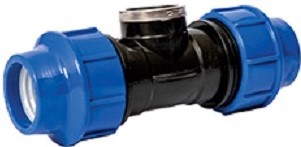 PP Compression fittings are widely used in water supply and irrigation. Fast & Reliable connection: Split ring opening has been optimized to make pipe insertion even easier. Turning of pipes can be prevented by inner threaded during installation. Specification: Pipe and fittings shall be manufactured from virgid PP (Polypropylene) compounds. Compression fittings are an excellent alternative to sweating two pipes together. Fields of Application: Piping networks for water supply of public works. Piping networks for water treatment systems. Working pressure: At 20°C - PN16 (Threaded fittings: PN138).