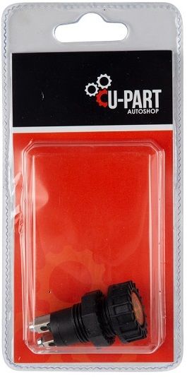 Plastic. Easy to fit screw type connectors. Globe included. Spare globe G601 at code AO410/9185 .