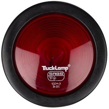 Semi-sealed waterproof amber lens ideal for trucks and trailers.