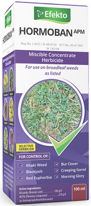 A water miscible concentrate herbicide for the control of broadleaf weeds, as listed in lawns and turf.