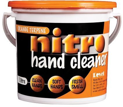 A solvent free, hand cleaning gel designed to clean hard working hands.