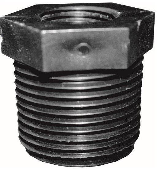 Nylon insert & threaded fittings.