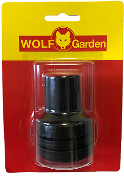 Lawnmower boss assembly compatible with old type Wolf and Rolux models.