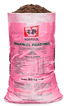 VOERMOL MAXIWOL READYMIX (V7815). Class: Protein, Mineral & Trace Mineral Supplement for Sheep. VOERMOL MAXIWOL READYMIX is a high quality, ready-mixed lick in meal form for sheep & goats grazing dry pastures. Easy to handle & convenient to use. It is ideal for situations where problems are experienced with mixing licks due to insufficient labour and/or lick troughs. Ideal for situations where grain is unavailable or too expensive to use. Limits wastage & wind losses because it is in pellet form. Molasses based which improves palatability & ensures better intake. Contains adequate intake inhibitors to regulate intake. Provides a high level of natural protein (bypass protein), energy & minerals which improves production & reproduction. Stimulates the intake of roughage & dry pasture. Reduces the impact of parasites on the productivity of sheep. Ensures a high intake of bypass protein, which also decreases the occurrence of tail end & orphaned lambs.