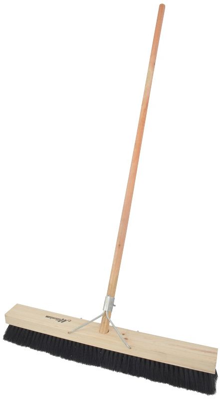 Millennium 610mm Platform broom, Black Synthetic - with handle and 88 grip.
