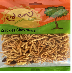 Made with Pea Flour, oil, salt, spices and bicarb, mixed with corn flakes and peanuts.