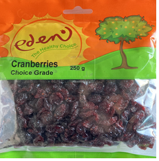 Cranberries, citric acid, vegetable oil, sunflower seed antioxidant TBHQ.