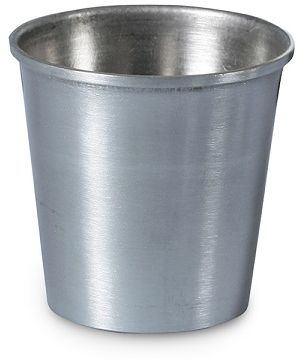 Stainless Steel. Ideal for travelling/camping or at home.