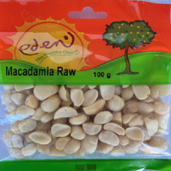Raw macadamia nuts.