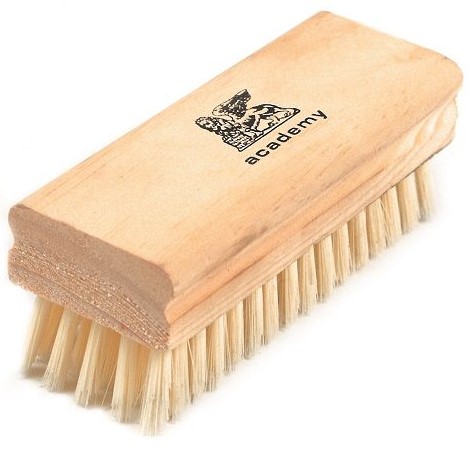 Shoe brush,white, unvarnished.