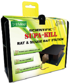 Supa-Kill rat & mouse bait station.