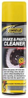 Cleans grease, dirt and oil from brake linings, drums, disc pads and cylinders.