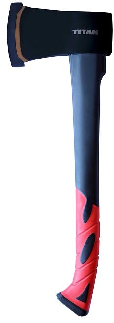 High quality 900g drop forged axe with carbon steel head. Hardened to hrc 58 to stay sharper for longer.