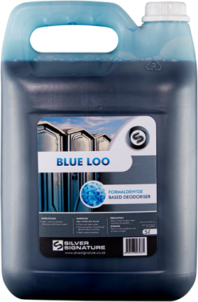 Blue Loo is a toilet formaldehyde deodoriser. Perfect for caravans & portable toilets.