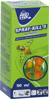 A water miscible contact insecticide. Controls fruit flies.