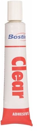 The all purpose household adhesive, which is clear, strong and quick drying.