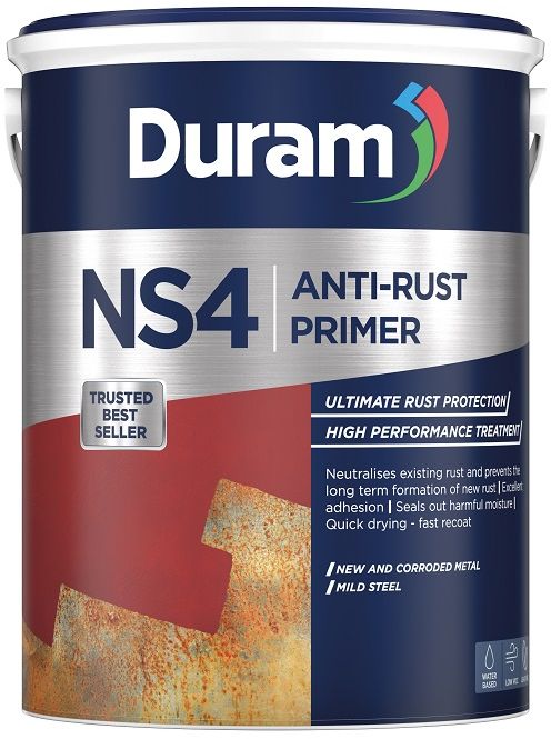 A rust-preventing metal primer suitable for domestic, industrial and automotive uses. Long term protection against corrosion. Good flow and levelling properties, leaving the surface smooth and ready for paint. Quick drying and can be handled within an hour. No toxic fumes so can be safely used in a confined space. A high performance treatment to neutralize existing rust and prevent the formation of new rust. It offers ultimate long term rust protection on new and corroded metal, mild steel, galvanized iron and other metals.