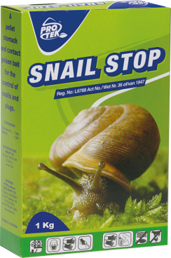 A granular ready to use snail bait. Controls snails and slugs. Two active ingredients.