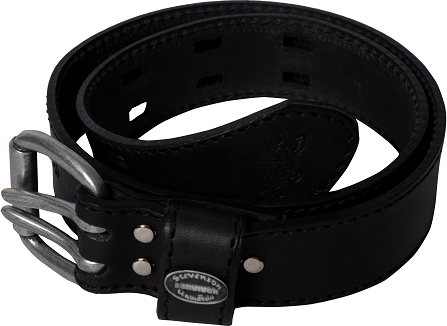 Casted metal buckle, Belt made from 100% real leather