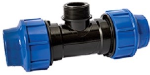 PP Compression fittings are widely used in water supply and irrigation.Fast & Reliable connection: Split ring opening has been optimized to make pipe insertion even easier.Turning of pipes can be prevented by inner threaded during installation.Specification:Pipe and fittings shall be manufactured from virgid PP (Polypropylene) compunds.Compression fittings are an excellent alternative to sweating two pipes together.Fields of Application:Piping networks for water supply of public works.Piping networks for water treatment systems.Working pressure:At 20°C - PN16 (Threaded fittings: PN127)