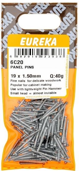 Light, narrow-headed nails that is used to fix plywood or hard board.