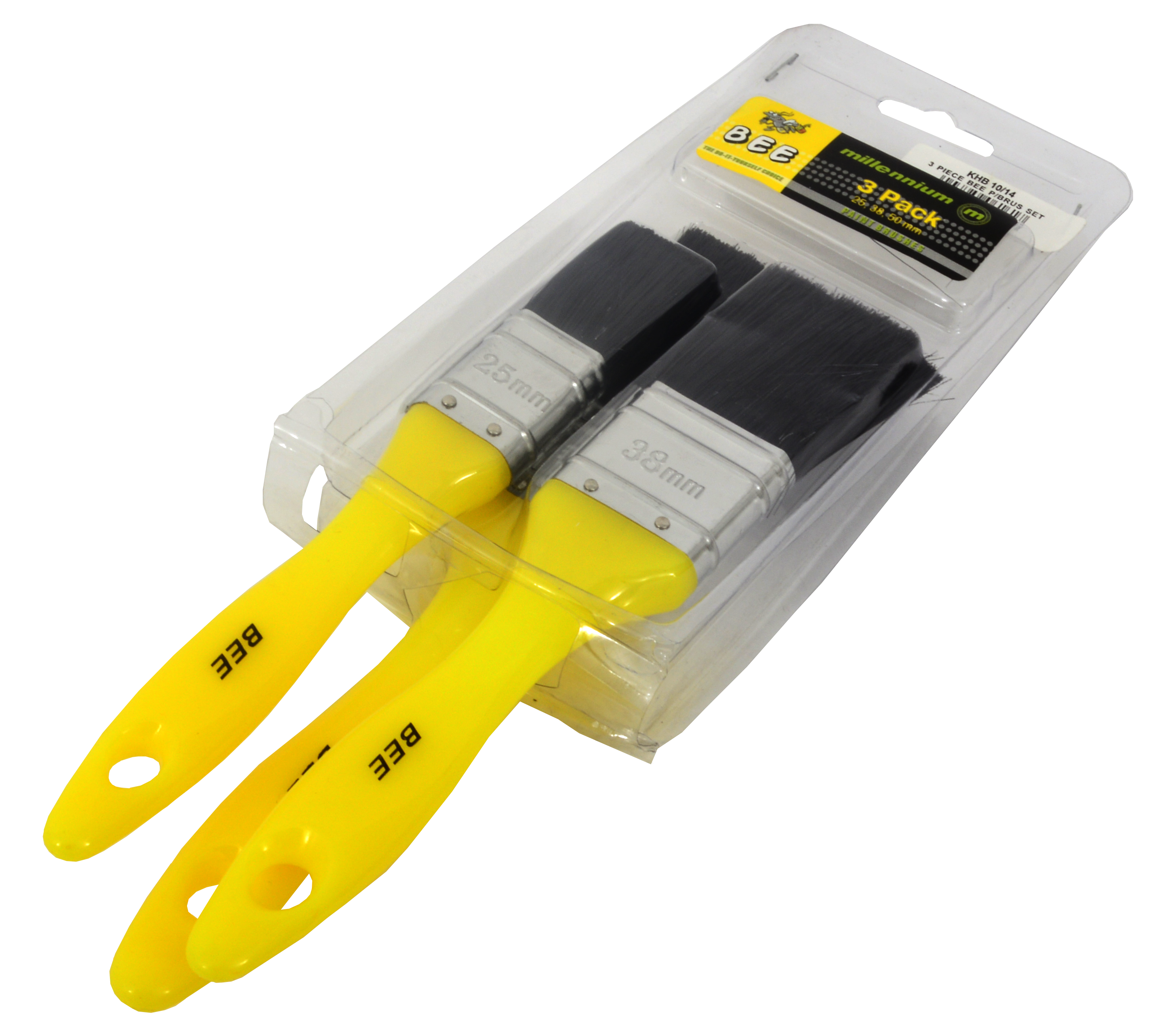 Millennium BEE 3 piece paint brush set.