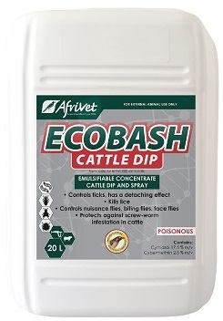 Emulsifiable concentrate - cattle dip and spray. Controls ticks, has a detaching effect. Kills lice. Controls nuisance flies, biting flies, face flies. Protects against screw-worm infestation in cattle.