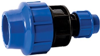 PP Compression fittings are widely used in water supply and irrigation.Fast & Reliable connection: Split ring opening has been optimized to make pipe insertion even easier.Turning of pipes can be prevented by inner threaded during installation.Specification:Pipe and fittings shall be manufactured from virgid PP (Polypropylene) compunds.Compression fittings are an excellent alternative to sweating two pipes together.Fields of Application:Piping networks for water supply of public works.Piping networks for water treatment systems.Working pressure:At 20°C - PN16 (Threaded fittings: PN80)