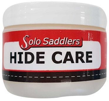 Solo hide care will maintain, moisturise and protect your leather, helping your leather last longer, specially in our hot, dry African climate. It is also ideal for belts, wallets, car seats etc. For best results use a leather cleaner to remove any excess dirt or sweat, and then apply Solo hide care. Apply a small amount to leather, allow to penetrate and wipe off any excess product. Should be applied regularly.