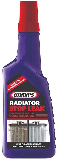 Wynn's Radiator Stop Leak is a unique blend of non-ferrous fibres and surface active agents which combine to plug hairline cracks and pinholes associated with cavitation pitting and corrosion. Radiator Stop Leak is compatible with all Ethylene Glycol and OAT coolants as well as Aluminium and rubber hose safe.