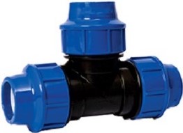 PP Compression fittings are widely used in water supply and irrigation. Fast & Reliable connection: Split ring opening has been optimized to make pipe insertion even easier. Turning of pipes can be prevented by inner threaded during installation. Specification: Pipe and fittings shall be manufactured from virgid PP (Polypropylene) compounds. Compression fittings are an excellent alternative to sweating two pipes together. Fields of Application: Piping networks for water supply of public works. Piping networks for water treatment systems. Working pressure: At 20°C - PN16 (Threaded fittings: PN27).